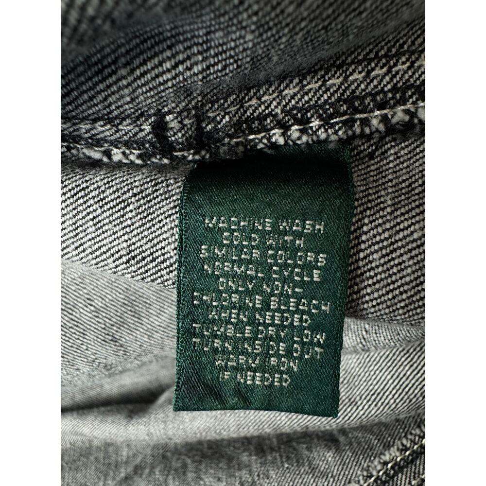 VTG Y2K Lauren Jeans Co. Ralph Lauren Dark Wash Denim Trench Coat M NWOT - Picture 11 of 11